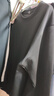 凡客誠品（VANCL）凡客官方店220克精梳棉長(cháng)袖T恤男士休閑圓領(lǐng)純棉潮流新款 鐵灰 2XL 曬單實(shí)拍圖