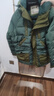 AKSERIESAK男裝冬季復古休閑保暖Yosuke合作款連帽中長(cháng)款羽絨服男2111912 墨綠 M 曬單實(shí)拍圖
