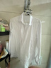 羅蒙女童襯衫長(cháng)袖白色打底襯衣小學(xué)生幼兒園畢業(yè)校園服飾演出 蕾絲160 曬單實(shí)拍圖