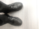 啄木鳥(niǎo)真皮運動(dòng)皮鞋男士頭層牛皮戶(hù)外休閑防滑跑步鞋軟面皮男鞋 黑色 43 曬單實(shí)拍圖