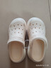 樸西厚底洞洞鞋女款夏季外穿沙灘eva增高防滑涼拖鞋  云朵白  37-38  曬單實(shí)拍圖