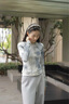 ONLY2025夏季新款舒適親膚3D滿(mǎn)印修身正肩長(cháng)袖T恤女|125302010 H3Z侵蝕牛仔紋理淺藍 M 曬單實(shí)拍圖