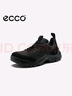 愛(ài)步（ECCO）戶(hù)外運動(dòng)鞋男 休閑跑步鞋登山徒步鞋耐磨抓地鞋子 越野822354 HL 黑色82235451052 41 曬單實(shí)拍圖