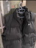 斷碼羽絨馬甲男白鴨絨秋冬款青少年加厚大碼保暖外穿背心加絨外套 黑色908 4XL 適合165單180斤穿 曬單實(shí)拍圖
