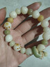 金大福 念芙貓爪菩提根手串女炭燒高密白玉菩提貓咪手鏈佛珠新年禮物 曬單實(shí)拍圖