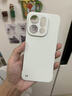 韓能（hanneng）一加ace6手機殼無(wú)邊框磨砂硬殼超薄防摔不頂膜1+ace6散熱防指紋男女新款保護套 一加ace6 磨砂手感 牛奶白 曬單實(shí)拍圖