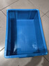 亞岳（YAYUE）塑料周轉箱加厚物流箱工業(yè)收納整理箱中轉膠筐長方形物料盒 【特價款】外徑410*300*150mm 【藍色】 曬單實拍圖