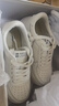 百麗（Belle）簡(jiǎn)約百搭小白鞋女2025秋新商場(chǎng)同款厚底增高休閑板鞋E7J1DCM5預售 米白色 35 曬單實(shí)拍圖