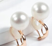 GiO珠寶 淡水珍珠耳夾18K金無(wú)耳洞耳骨夾新年禮物送女友禮物 18K金  珍珠9-10mm 曬單實(shí)拍圖