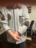 蕉內絨絨520H睡衣男女士半邊絨翻領(lǐng)家居服情侶套裝保暖秋冬季加絨加厚 【男士】曲奇滿(mǎn)印 L 曬單實(shí)拍圖