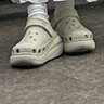 卡駱馳（crocs）經(jīng)典泡芙Clog男女一腳蹬懶人沙灘鞋 CR207521-2Y2 37 曬單實(shí)拍圖