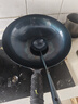 哥思頓章丘炒鍋老式熟鐵正宗家用炒菜鍋無(wú)涂層不粘鍋燃氣灶鏡面款36cm  曬單實(shí)拍圖