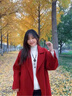 Wqsugnt雙面羊絨大衣女2025新款大衣女外套小個(gè)子修身大衣 紅色【雙面羊絨版】【禮盒裝+JD送貨上門(mén)】 S 105斤內 曬單實(shí)拍圖