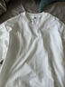 優(yōu)衣庫男裝女裝大師T AIRism棉混紡圓領(lǐng)T恤長(cháng)袖25秋冬新款479781 00 白色 M 曬單實(shí)拍圖