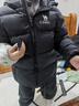 駱駝【云絨-Soft】?jì)和鸾q服秋冬保暖加絨加厚防水外套男女童親子裝 幻影黑-7142 120 【含絨高達90%】 曬單實(shí)拍圖
