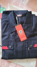 保羅嵐芝防靜電工作服男裝春秋長(cháng)袖耐磨勞保服電網(wǎng)汽修焊工電工工作服定制 曬單實(shí)拍圖