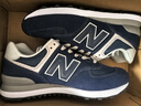 NEW BALANCE休閑鞋男鞋女鞋復古舒適透氣百搭情侶運動(dòng)鞋574系列ML574EVN 40.5 曬單實(shí)拍圖