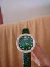 阿瑪手表女尼Rosa系列玫瑰小圓盤(pán)鑲鉆生日520情人節禮物女石英表 [30MM]貝母綠盤(pán)皮帶AR11419 曬單實(shí)拍圖