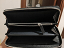 萬(wàn)寶龍MONTBLANC匠心系列12卡位全拉鏈錢(qián)夾130319送男士禮物黑色 曬單實(shí)拍圖