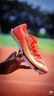 耐克男子輕便田徑釘鞋冬季短跑緩震運動(dòng)跑步NIKE MAXFLY 2 FD8395 600亮深紅/水洗珊瑚紅/爆炸綠黃 41 曬單實(shí)拍圖