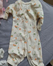 嬰幼兒連體衣純棉寶寶爬爬服無(wú)骨單排扣嬰兒秋季衣服長(cháng)袖春秋新款 小熊娃娃Z-3 73cm 曬單實(shí)拍圖