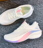 安踏葉子5丨輕質(zhì)厚底跑步鞋女鞋輕便回彈減震耐磨增高運動(dòng)鞋 曬單實(shí)拍圖