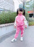 G.duck女童套裝秋冬2025新款女寶寶冬裝外套加絨運動(dòng)洋氣兒童時(shí)髦兩件套 加絨 粉色 120 cm 曬單實(shí)拍圖