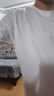 京東京造【10A抗菌T】長(cháng)袖t恤男衛衣打底衫衣服白小T男裝 白色 M 曬單實(shí)拍圖