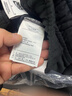 耐克女子中腰闊腿運動(dòng)褲冬季薄絨針織休閑刺繡柔軟NIKE FB2728 010黑/白 M 曬單實(shí)拍圖