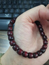 天然小葉紫檀桶珠手串高油金星藏式老型珠佛珠念珠男女款手鏈非洲 小葉紫檀7*8mm 曬單實(shí)拍圖