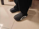 Kaooseen棉拖鞋男士秋冬季外穿防滑防水防臭居家室內加絨保暖全包跟棉鞋女 黑色 40-41 （適合39-40） 曬單實(shí)拍圖