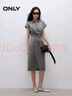 ONLY2025秋季新款舒適帥氣小飛袖中長(cháng)款牛仔裙連衣裙女|125142039 J09深牛仔灰色 L 曬單實(shí)拍圖