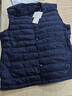 源羿新款無(wú)V領(lǐng)羽絨內膽馬甲男春秋冬裝輕薄羽絨百搭外套內穿背心 藏青色(V領(lǐng)款) L（建議體重130-150斤） 曬單實(shí)拍圖