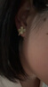 銀瑜仿貓眼石四葉草耳夾蚊香盤(pán)無(wú)耳洞耳夾女小眾高級感耳環(huán)女生日禮物 金色-蚊香盤(pán)耳夾 曬單實(shí)拍圖
