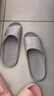 踩屎感涼拖鞋女輕便簡(jiǎn)約浴室洗澡防滑情侶居家用室內男士拖鞋外穿 灰色 44/45 曬單實(shí)拍圖