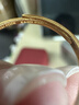周大福四芒星足金黃金戒指開(kāi)口戒(工費(fèi)260)約2.45g EOF1565 曬單實(shí)拍圖