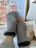 桑咻地板襪子女秋冬季短襪加絨加厚珊瑚絨襪不掉毛保暖家居防滑睡眠襪 【2雙裝】淺灰+深灰 均碼 曬單實(shí)拍圖