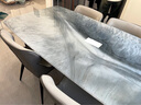 MLLHHCO德國品牌高檔天然超晶石餐桌極簡(jiǎn)約現代長(cháng)方形大理石餐桌高級微晶 超晶石鋁合金餐桌1.4*0.8 一桌四椅(超晶石花色咨詢(xún)客服) 曬單實(shí)拍圖