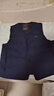 雅鹿男士羽絨馬甲2025年秋冬季新款輕薄不鉆絨背心外穿大碼內膽坎肩 680藏青 3XL 推薦160-175斤 曬單實(shí)拍圖