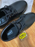 馬登英倫風(fēng)休閑皮鞋男商務(wù)通勤黑色真皮鞋子牛筋底低幫百搭男士工裝鞋 黑色 43 (265mm) 曬單實(shí)拍圖