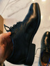 Clarks 其樂(lè )男鞋Whiddon Plain平頭牛津鞋 真皮系帶商務(wù)休閑鞋男士皮鞋 黑色皮革 41.5 (8.5 US)  寬版 曬單實(shí)拍圖