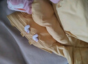 嘟嘟家女童棉襖冬裝加厚兒童棉服冬季潮寶寶外套深冬洋氣童裝 黃色 90 曬單實(shí)拍圖