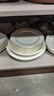 國濤骨瓷餐具擺臺四件套酒店會(huì )所碗碟盤(pán)套裝陶瓷新中式可印字定制logo 十件套配置 10件套 曬單實(shí)拍圖