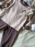 巴厘小豬保暖內衣兒童套裝秋冬加厚保暖女寶寶睡衣嬰幼兒衣服男童秋衣秋褲 麥穗黃 80 曬單實(shí)拍圖