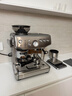 鉑富（Breville）BES876 半自動(dòng)咖啡機 家用意式 研磨奶泡一體式 智能輔助壓粉系統 大容量水箱 25擋研磨 鍛光銀 曬單實(shí)拍圖
