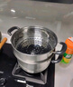美廚（maxcook）蒸鍋 不銹鋼30cm單層蒸鍋 加厚復合底 燃氣爐電磁爐通用 曬單實(shí)拍圖