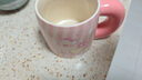 川島屋（KAWASIMAYA）LuLu豬聯(lián)名馬克杯陶瓷情侶杯子家用喝水杯早餐咖啡杯 粉色款500ml 曬單實(shí)拍圖