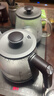 FUNORK全自動(dòng)上水電熱水壺 茶臺燒水壺家用辦公一體機茶桌茶幾嵌入式茶具電茶爐套裝 RY-10鈦灰色蒸茶款 曬單實(shí)拍圖