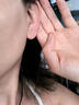 QMXD純999足銀耳釘女2025年新款養耳洞耳環(huán)睡覺(jué)免摘耳骨釘耳棒防堵針 s999足銀耳釘 一對 曬單實(shí)拍圖
