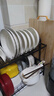 京嚴碗碟收納架瀝水碗架廚房置物架碗具收納架多功能臺置式儲物神器 曬單實(shí)拍圖